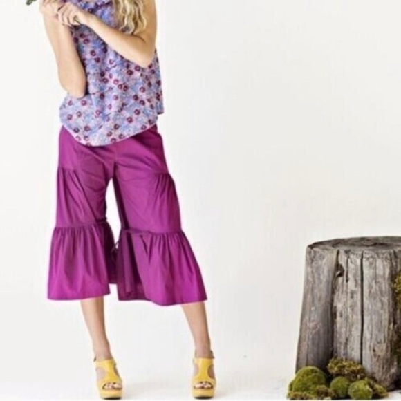 Matilda Jane Paint By Numbers Butterfly Crop Pant Size Small NWT - Picture 3 of 11